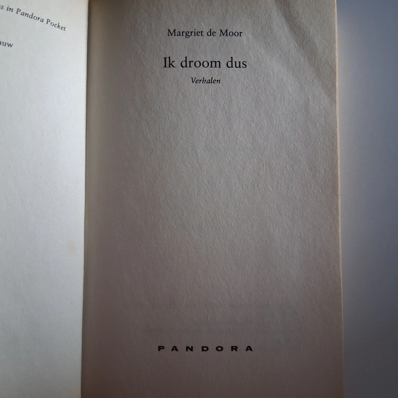 Book - Margriet de Moor - I Dream Therefore – photo 2